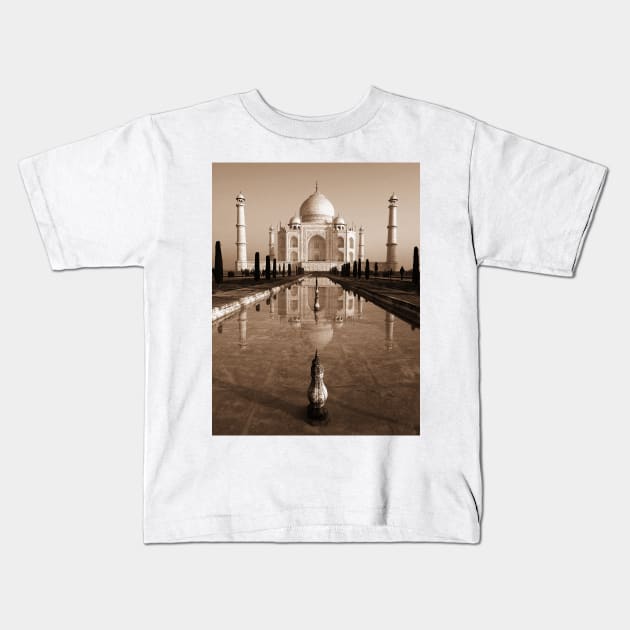 Taj Mahal Kids T-Shirt by bkbuckley